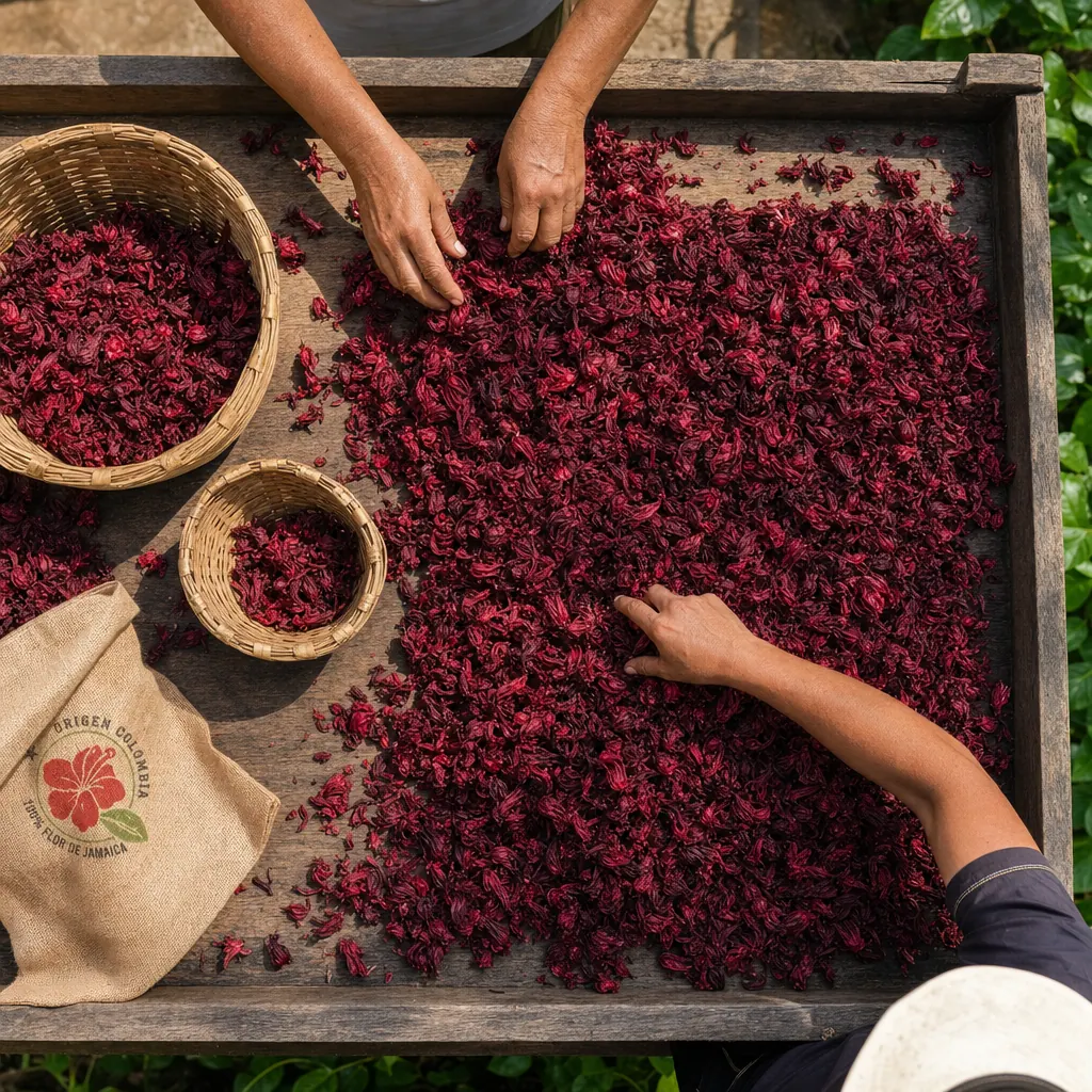 Hibiscus harvest - Maia Botanicas
